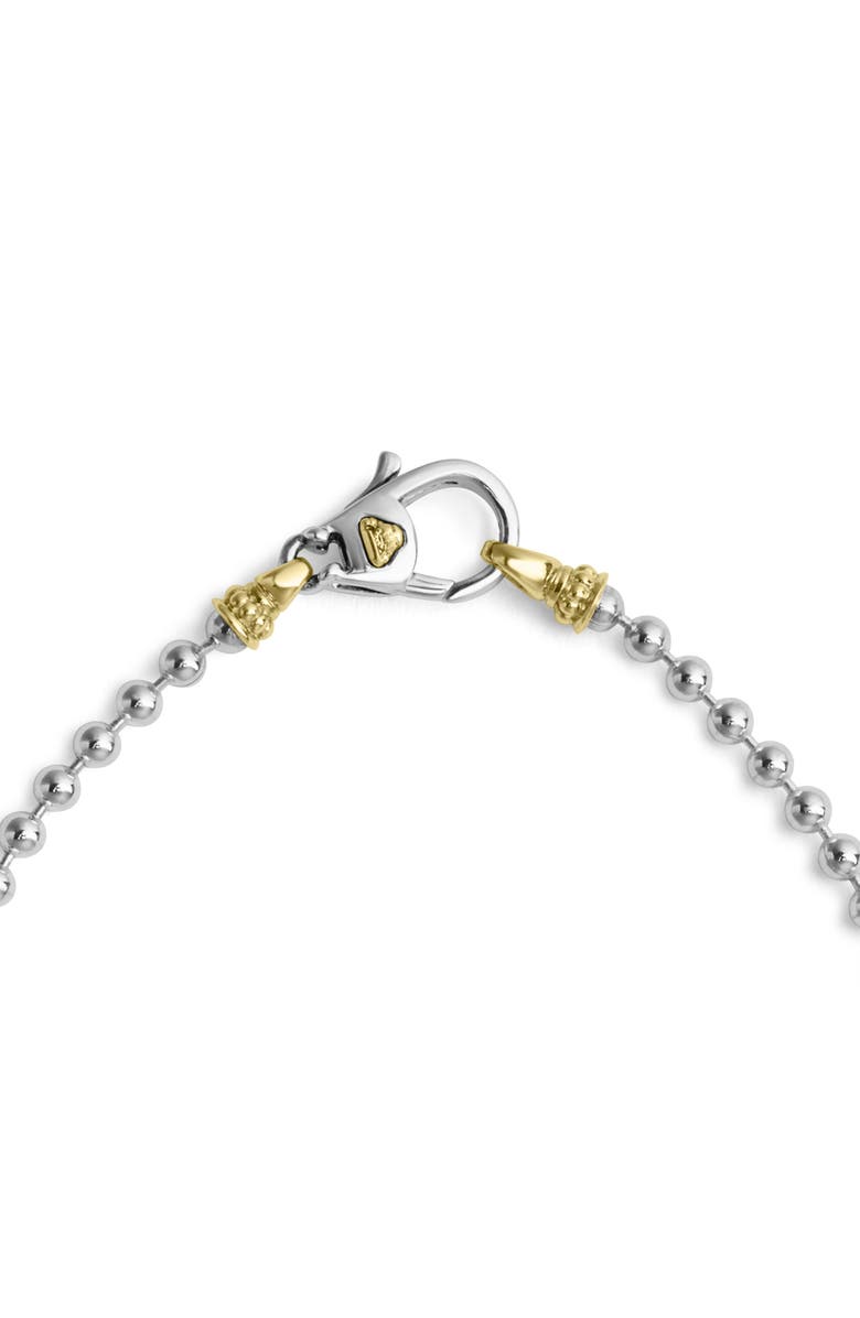 LAGOS Beloved Oval Plate Bracelet, Alternate, color, Silver