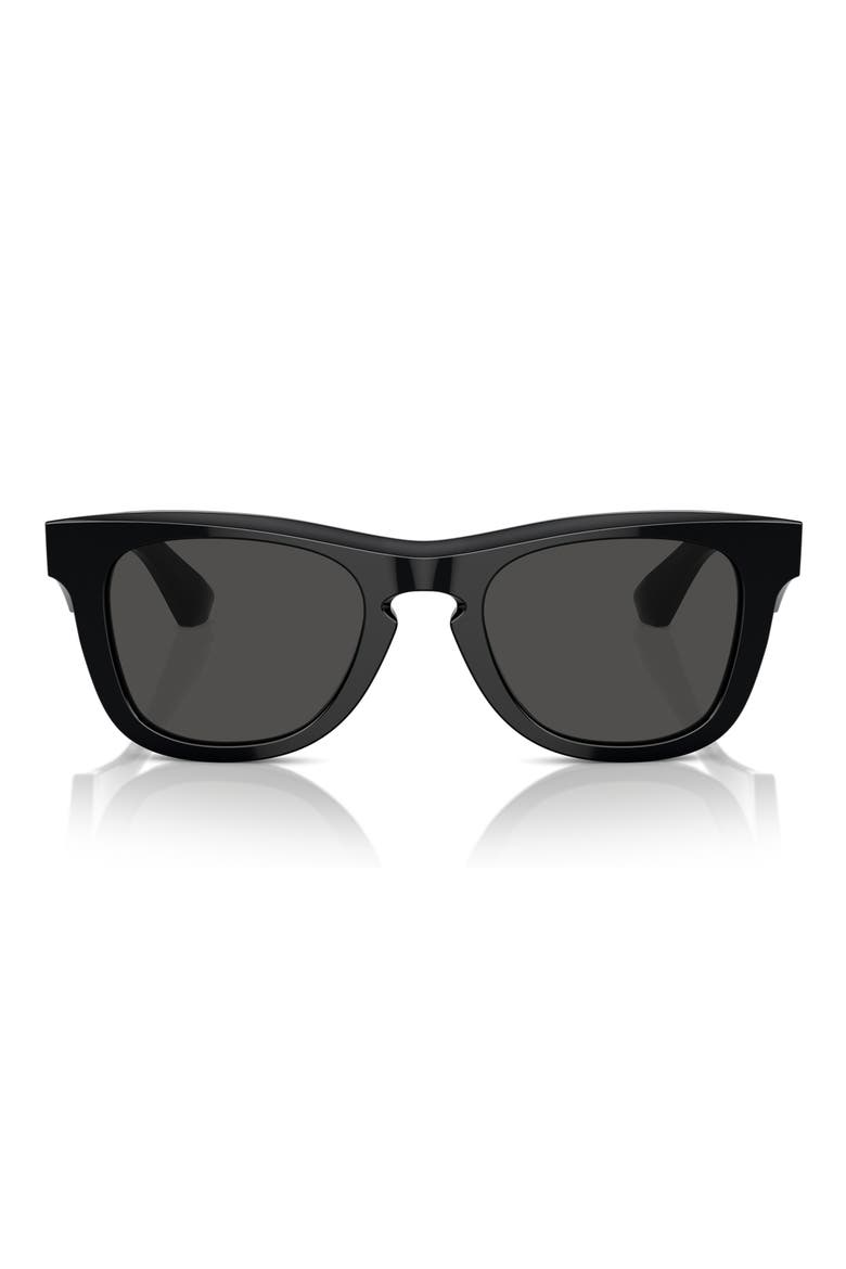 50mm Square Sunglasses, Alternate, color, BLACK