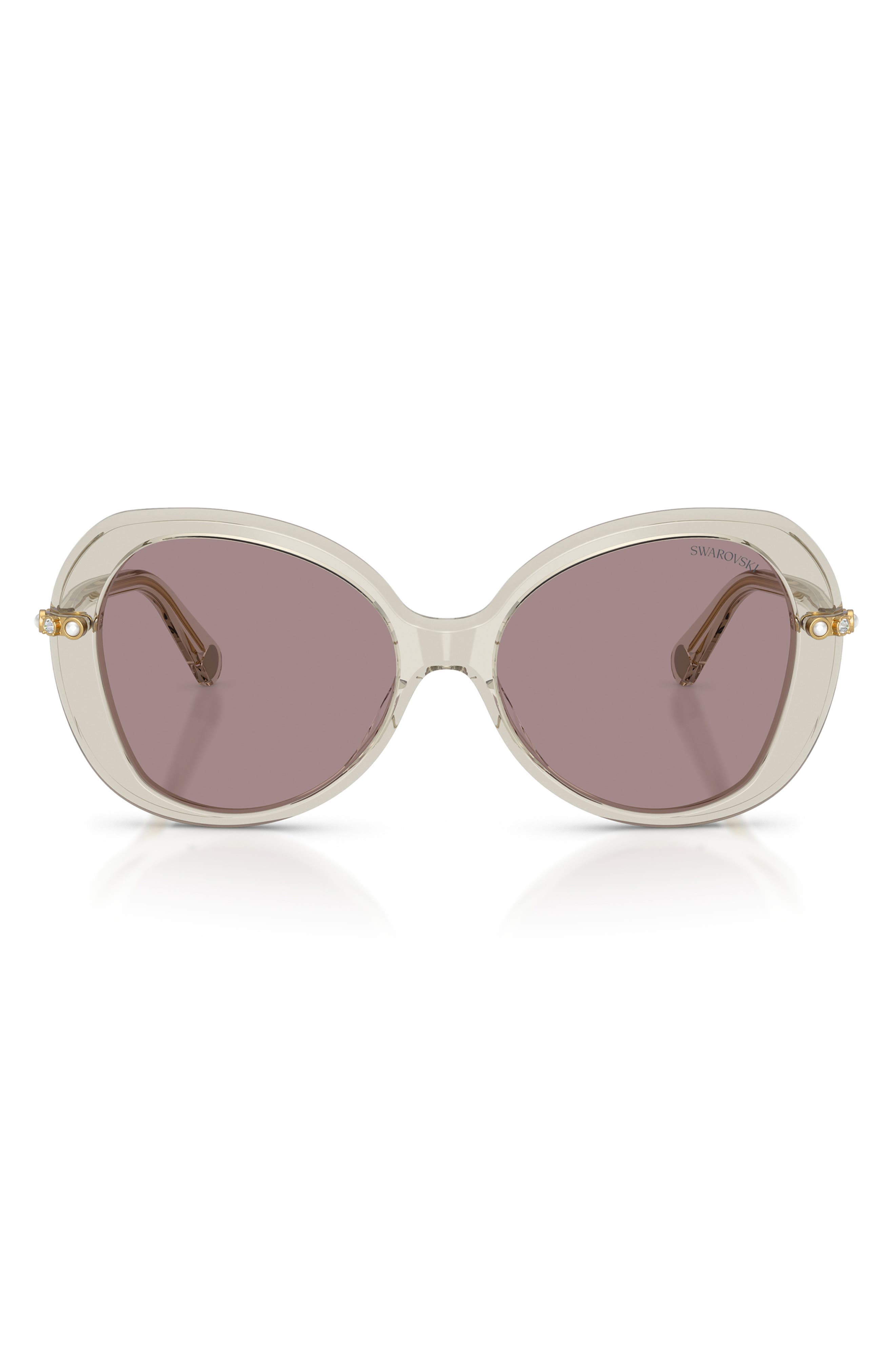 selected TRANSPARENT BEIGE / VIOLET