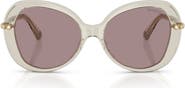 Swarovski 55mm Butterfly Sunglasses