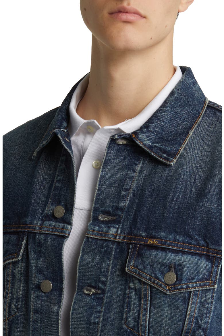 Icon Denim Trucker Jacket, Alternate, color, TRENTON