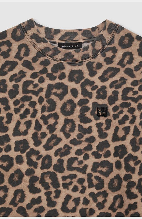Anine Bing Beth Mini Dress In Animal Print