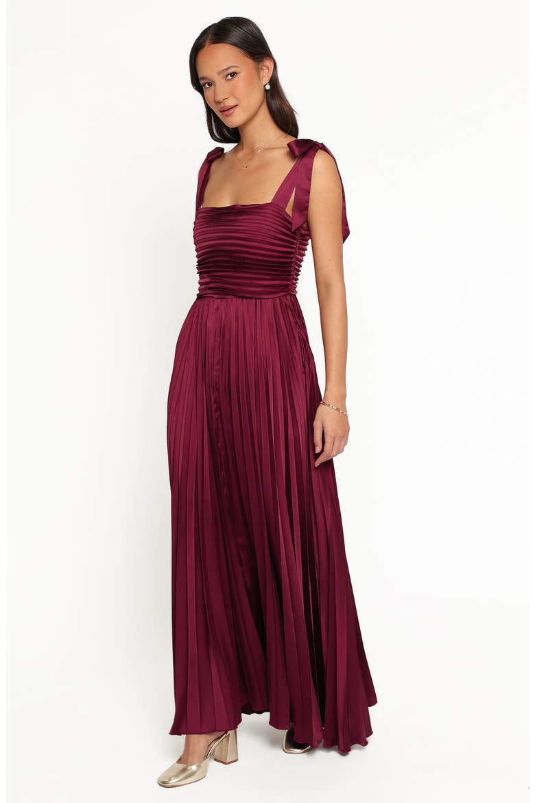 Beaumont Maxi Dress, Alternate, color, WINE