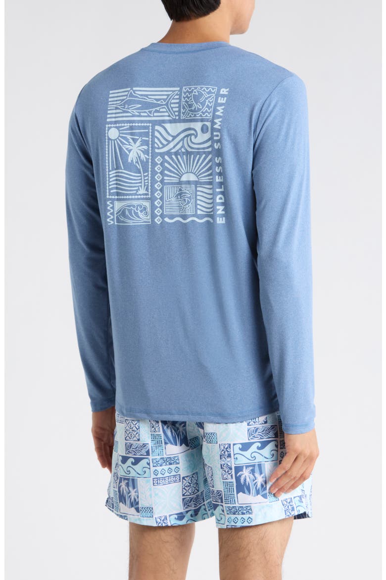 Graphic UPF 50+ Sunshirt, Alternate, color, DENIM