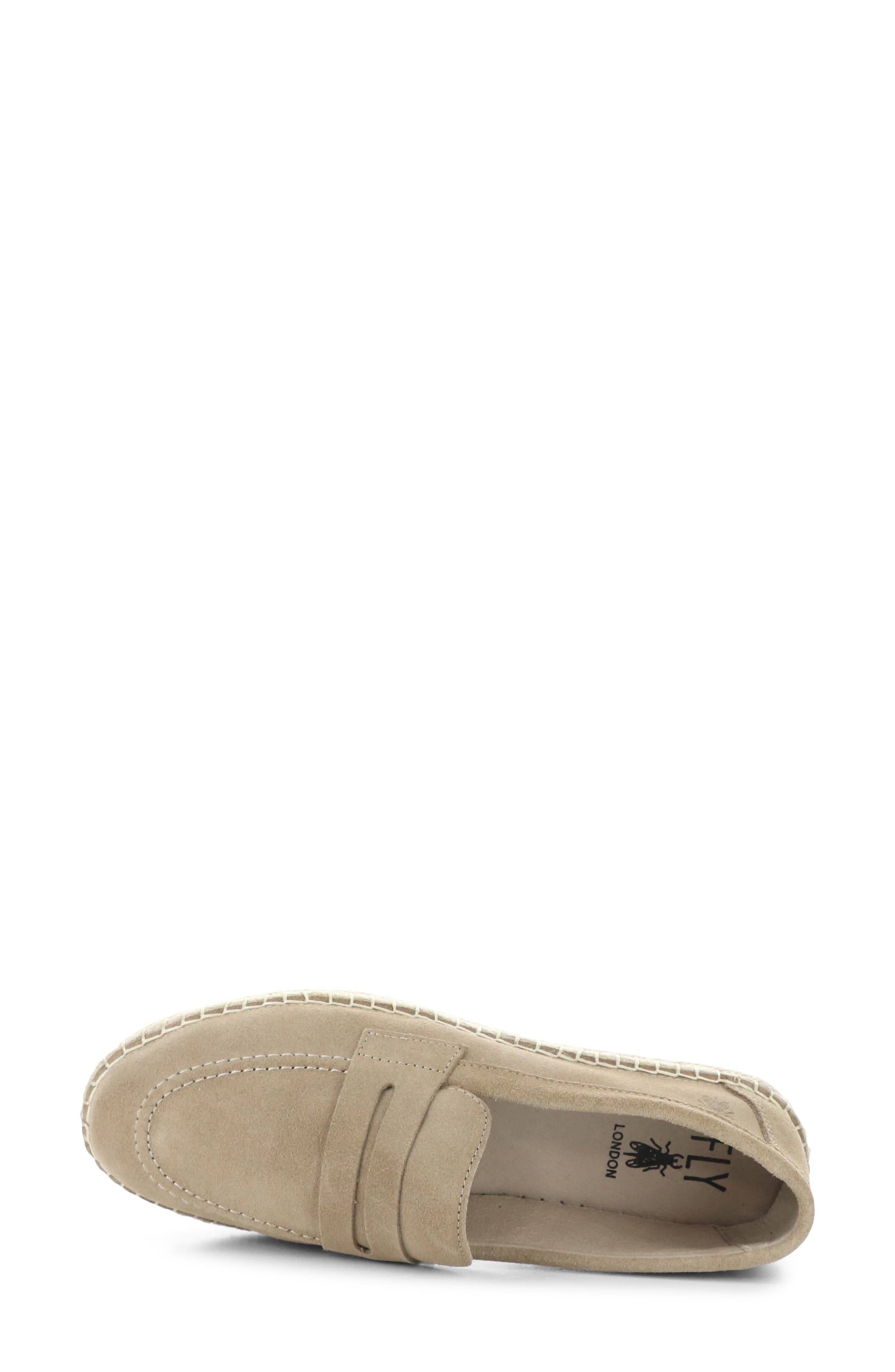 Fly London Loafer Espadrille Sneaker, Alternate, color, Taupe Suede
