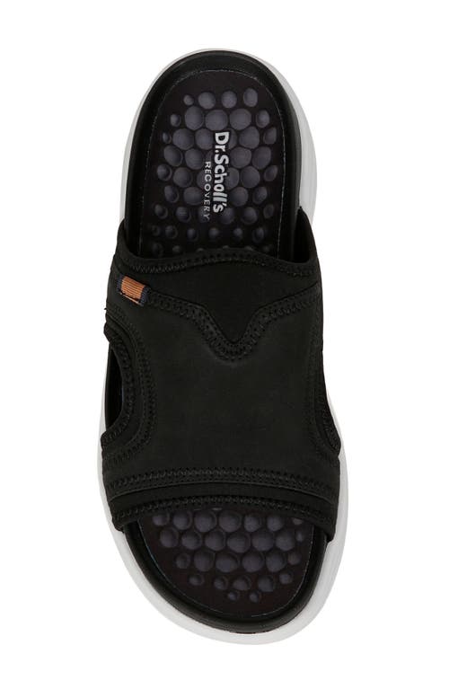 Dr. Scholl's Feel Energy Recovery Slide Sandal In Black