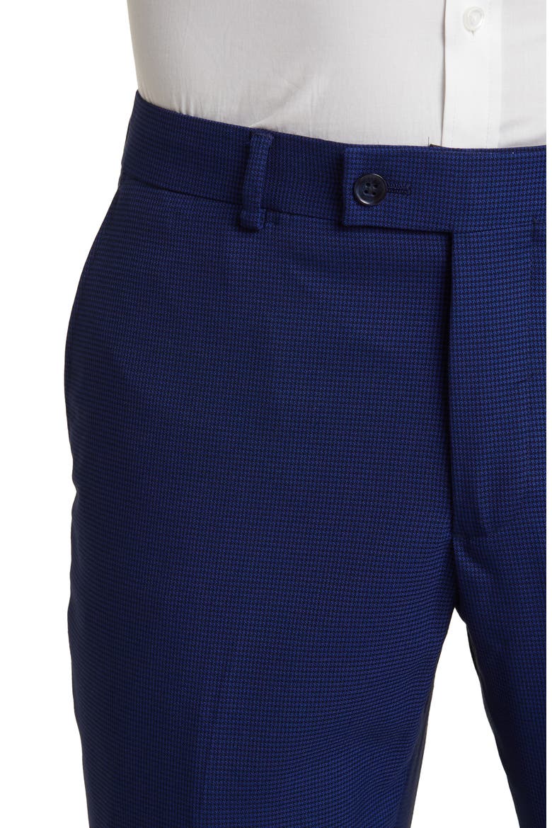 Brixton Navy Blue Two Button Peak Lapel Suit, Alternate, color, NAVY