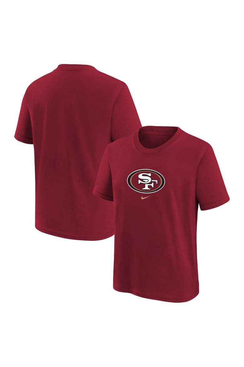 Preschool Nike Scarlet San Francisco 49ers Team Wordmark T-Shirt, Main, color, Scarlet