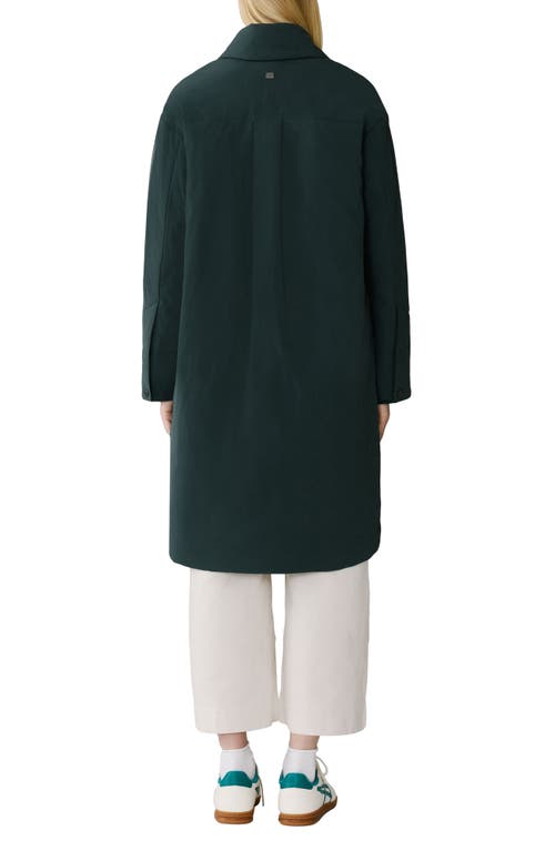 Soia & Kyo Laleh 700 Fill Power Down Longline Coat In Green