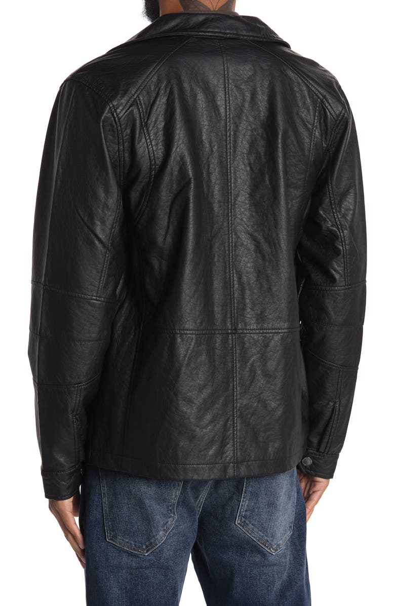 Urban Republic Nappa Faux Leather Jacket, Alternate, color,