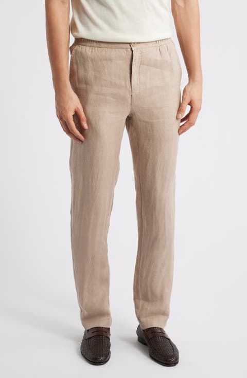 Tristan Drawstring Linen Pants
