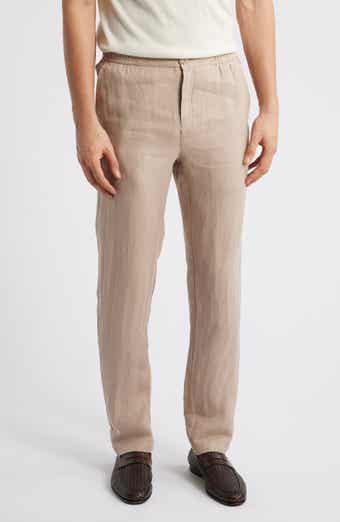 Bugatchi Tristan Drawstring Linen Pants