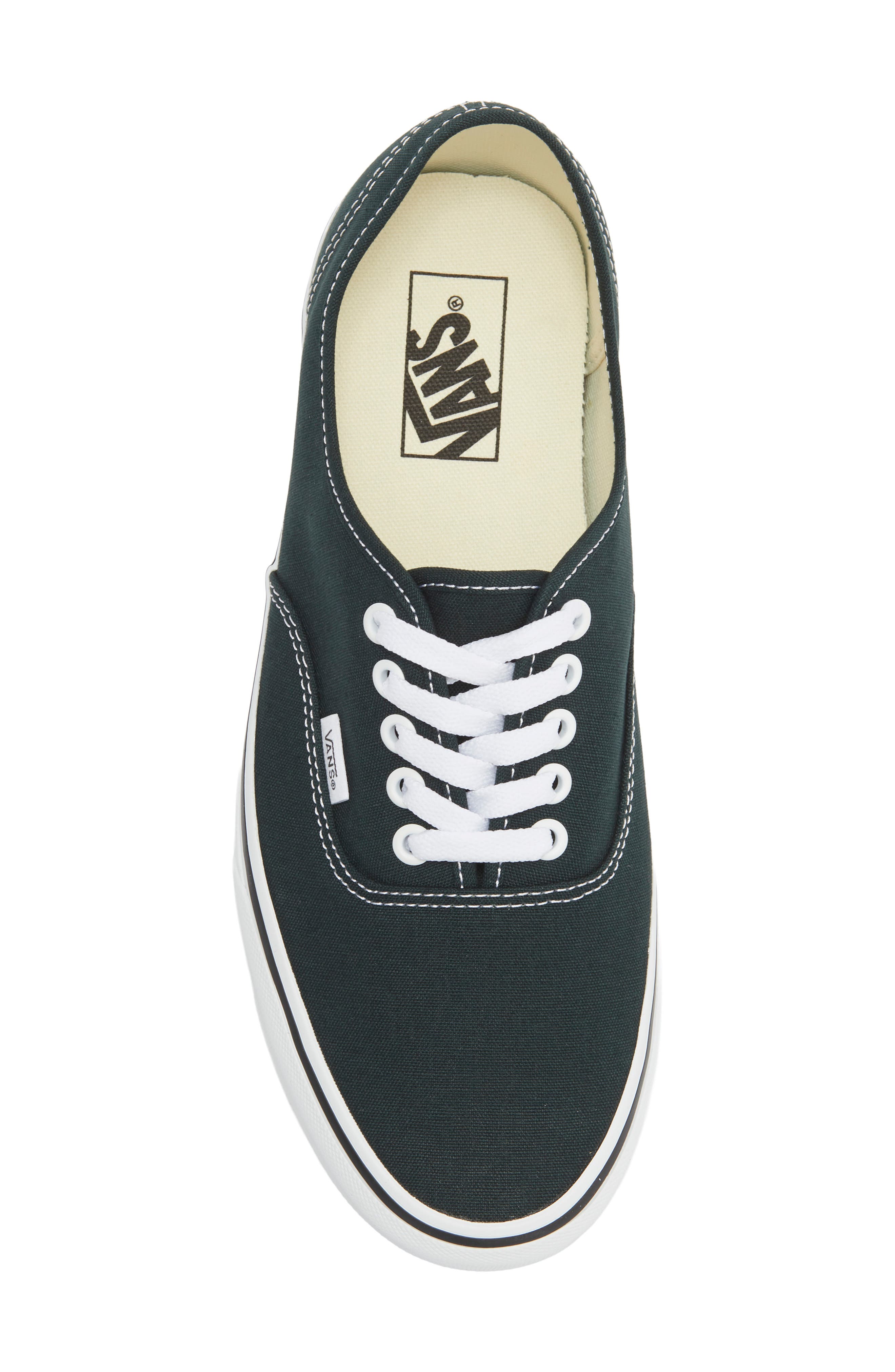 Authentic Sneaker, Alternate, color, BLACK