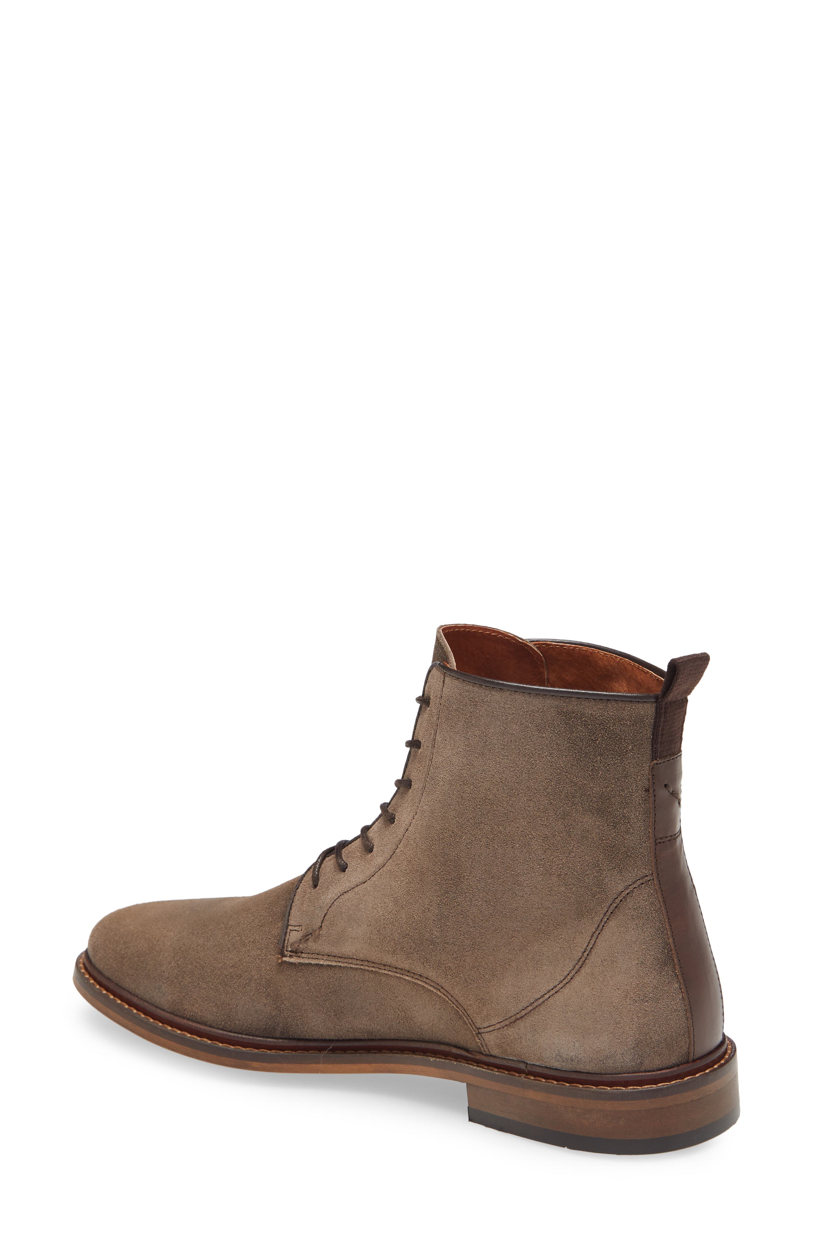 Ned Plain Toe Boot, Alternate, color, TAUPE SUEDE