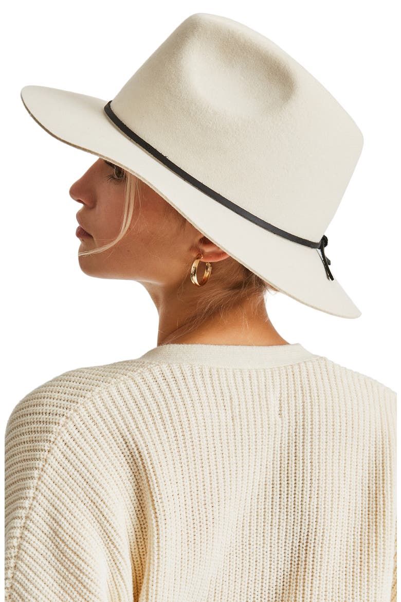 Wesley Wool Fedora, Alternate, color, DOVE