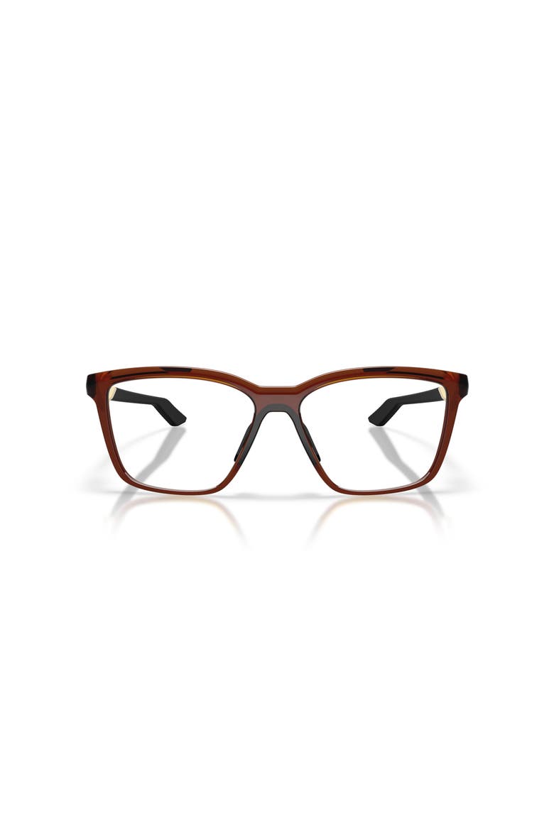 55mm Square optical glasses, Alternate, color, Brown