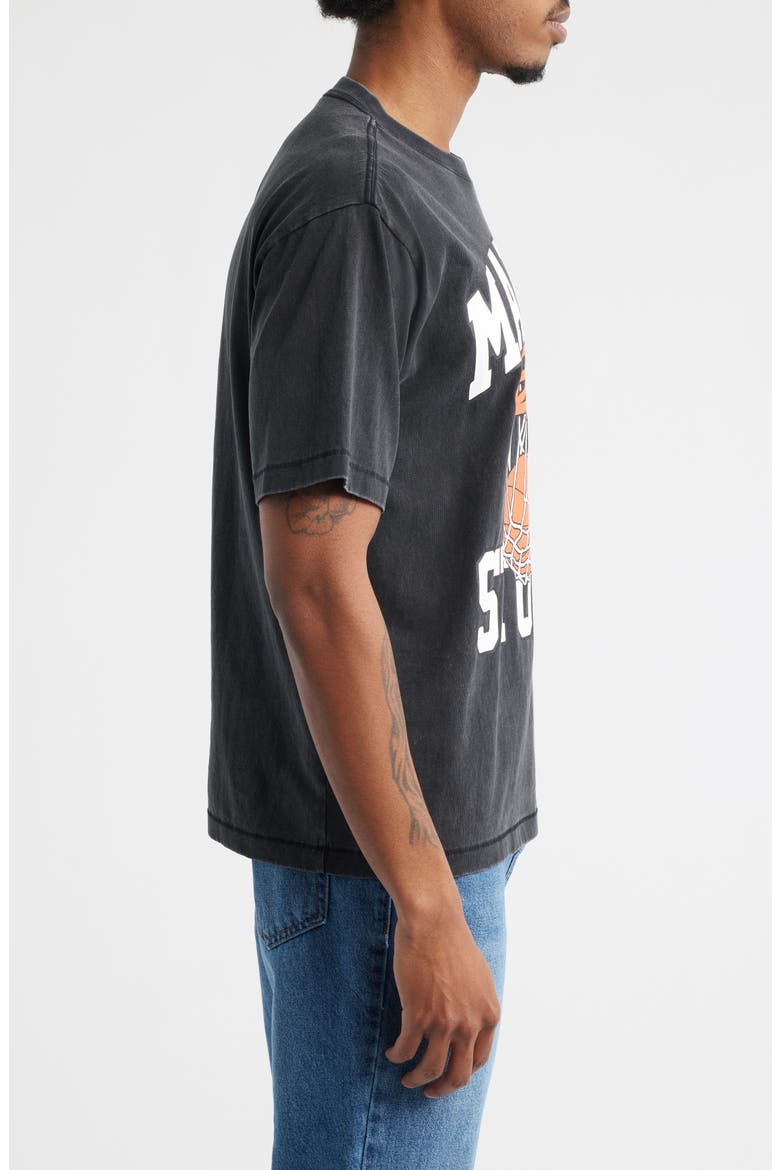 Shooting for Peace Graphic T-Shirt, Alternate, color, WASHED BLACK