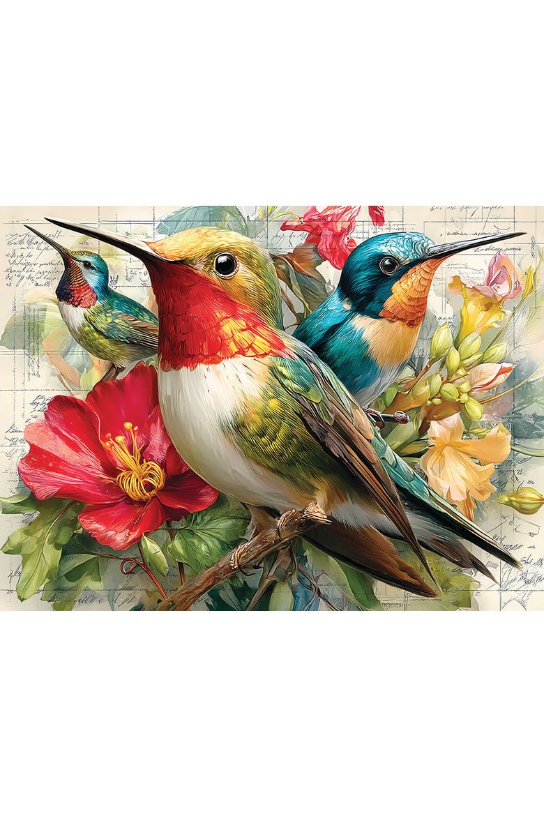 Birdsong and Botanicals 1000 piece Jigsaw Puzzle for Adults, Alternate, color, Multicolor