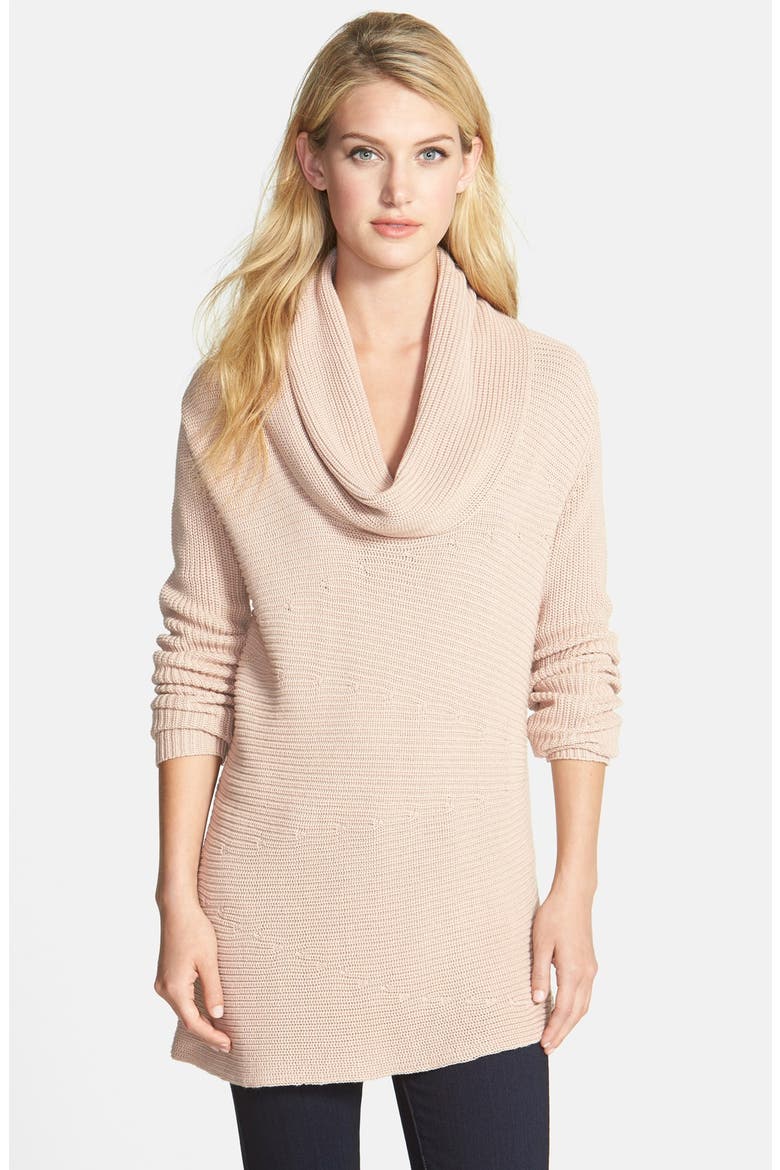 Cowl Neck Sweater, Main, color, ROSE DUST