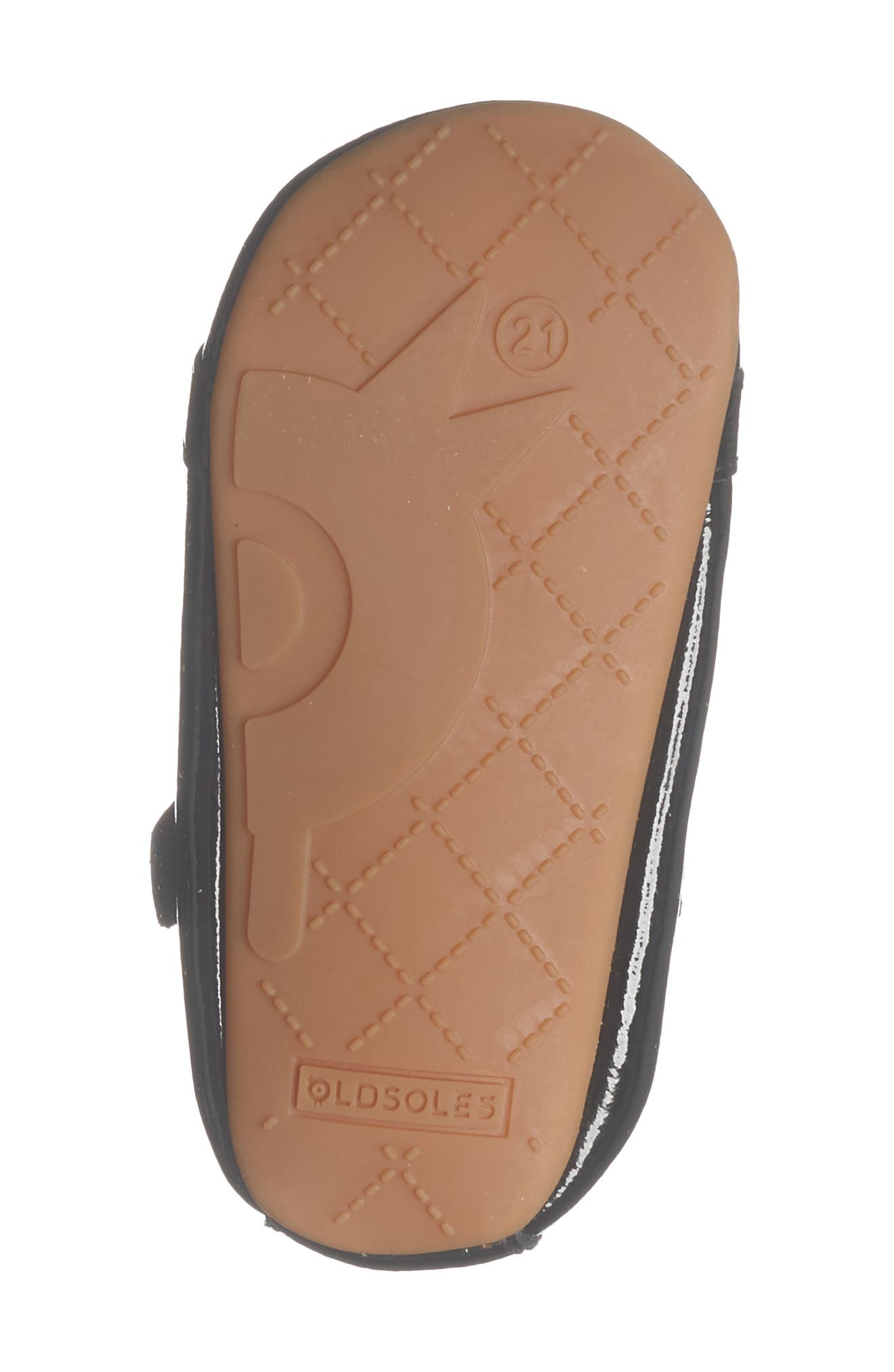 OLD SOLES Kids' Bow Chique Mary Jane Flat, Alternate, color, Black Patent