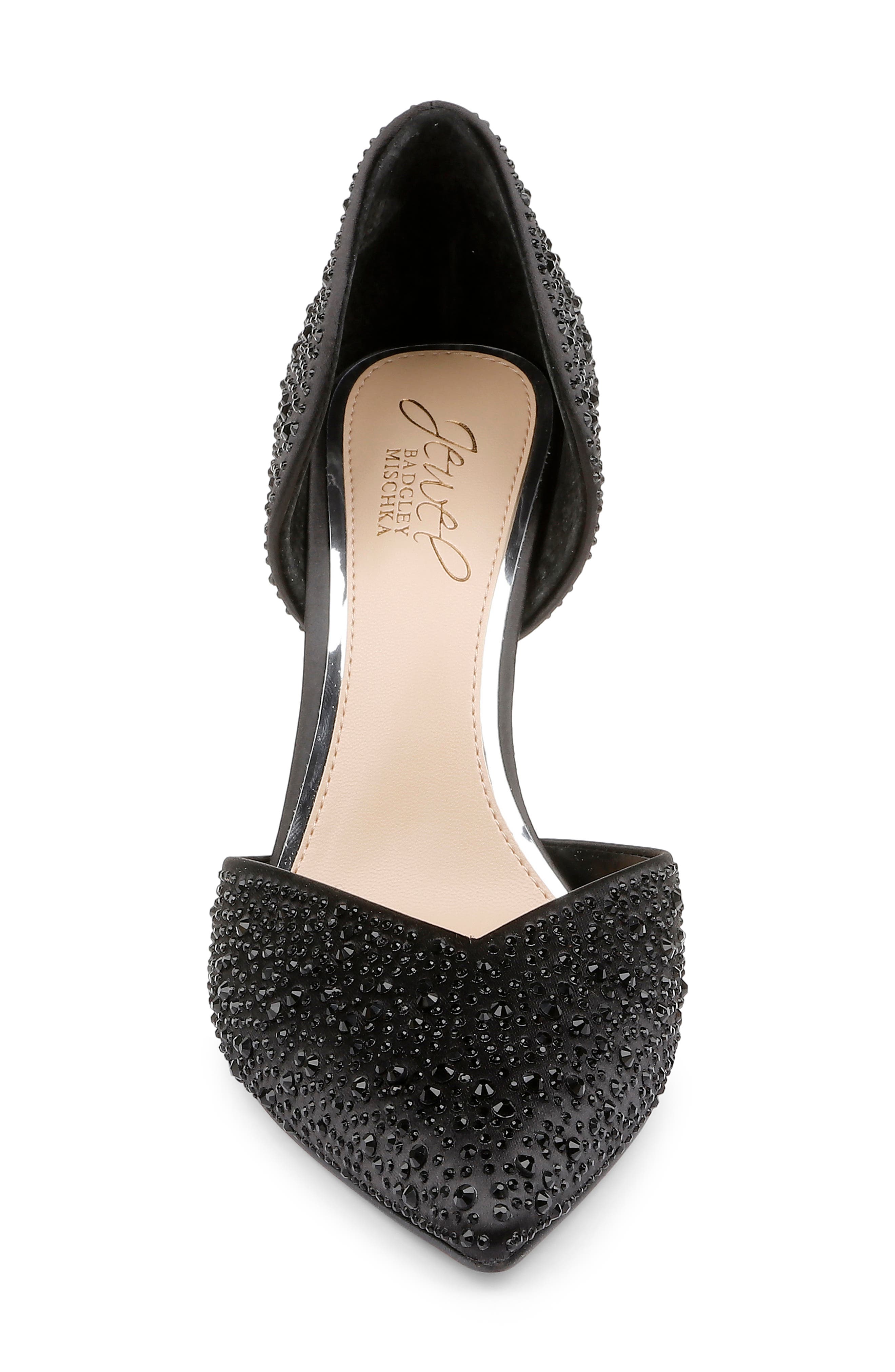 Jewel Badgley Mischka Grace d'Orsay Pointed Toe Pump, Alternate, color, 