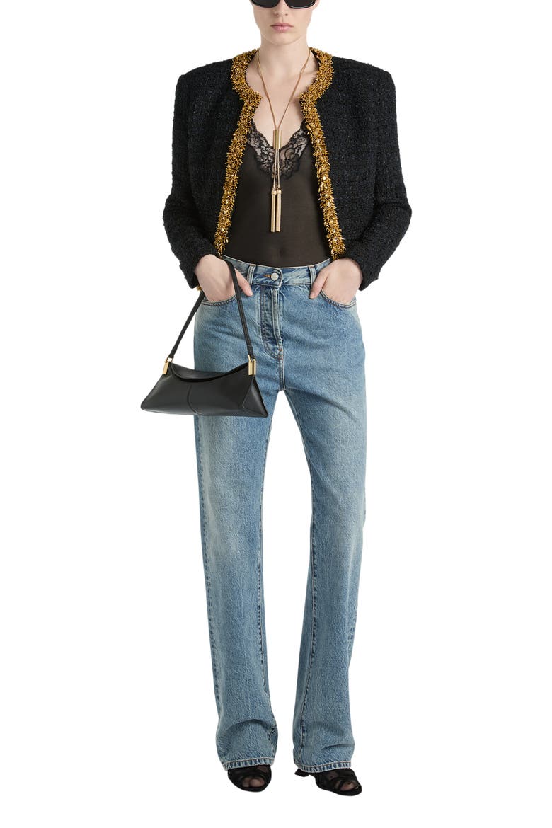 Bootcut Faded Denim Jeans, Main, color, blue