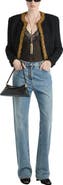 Balmain Bootcut Faded Denim Jeans