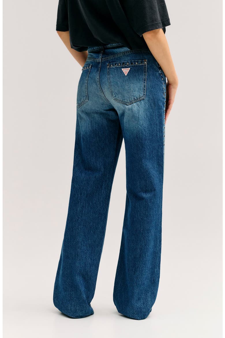 Slouchy Straight Leg Jeans, Alternate, color, BUDD-OPEN