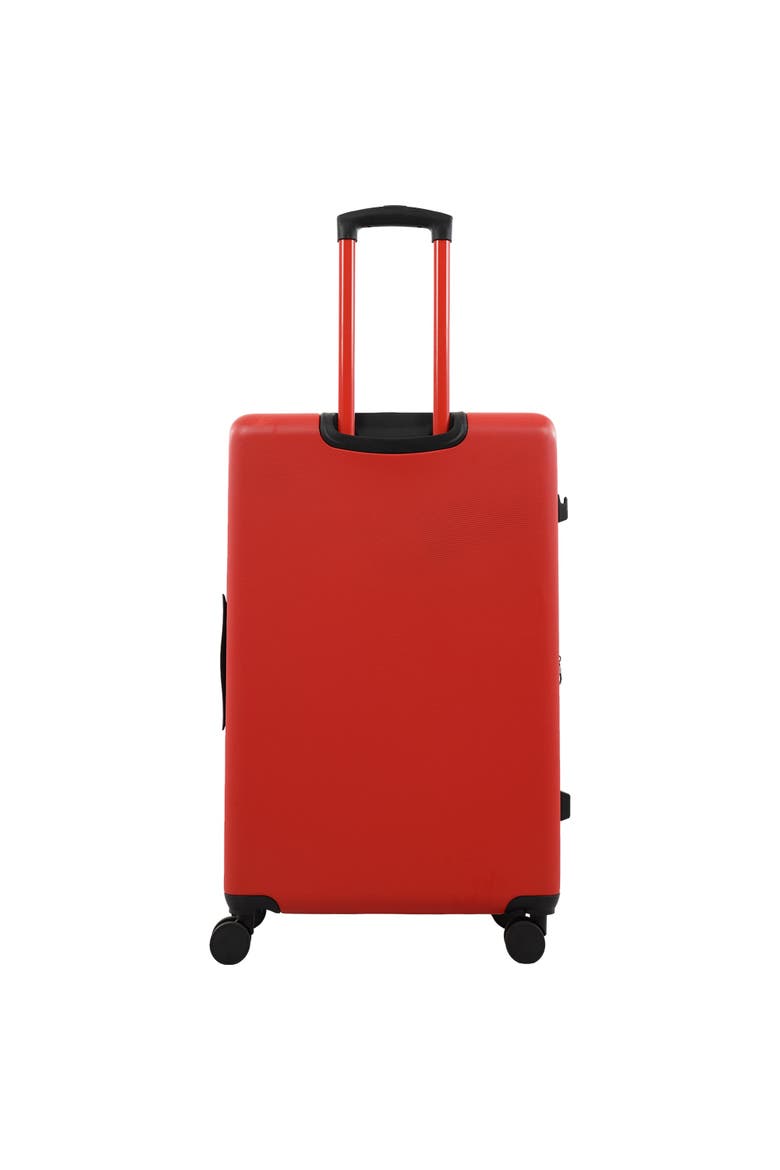 Molded U 30.5" Expandable Hardside Spinner Luggage, Alternate, color, RED