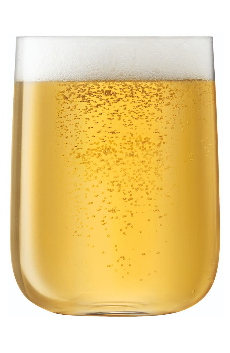 LSA Borough Set of 4 Bar Glasses, Alternate, color, Clear