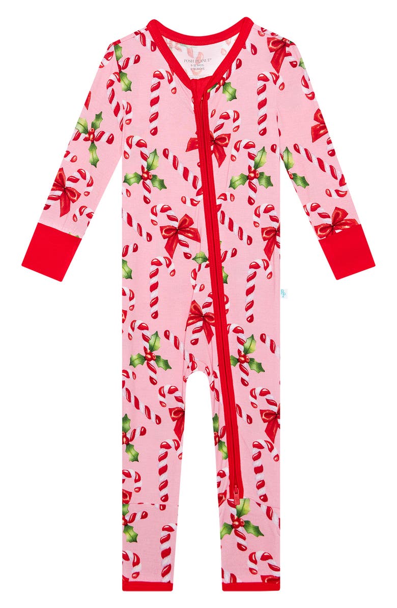 Posh Peanut Kids' Helen Fitted Convertible Footie Pajamas, Main, color,
