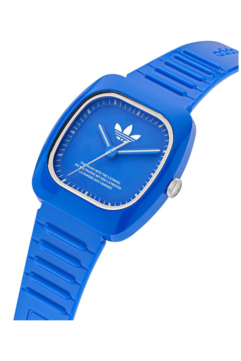 Retro Wave Two Bio-Resin Strap Watch, 37mm, Alternate, color, BLUE