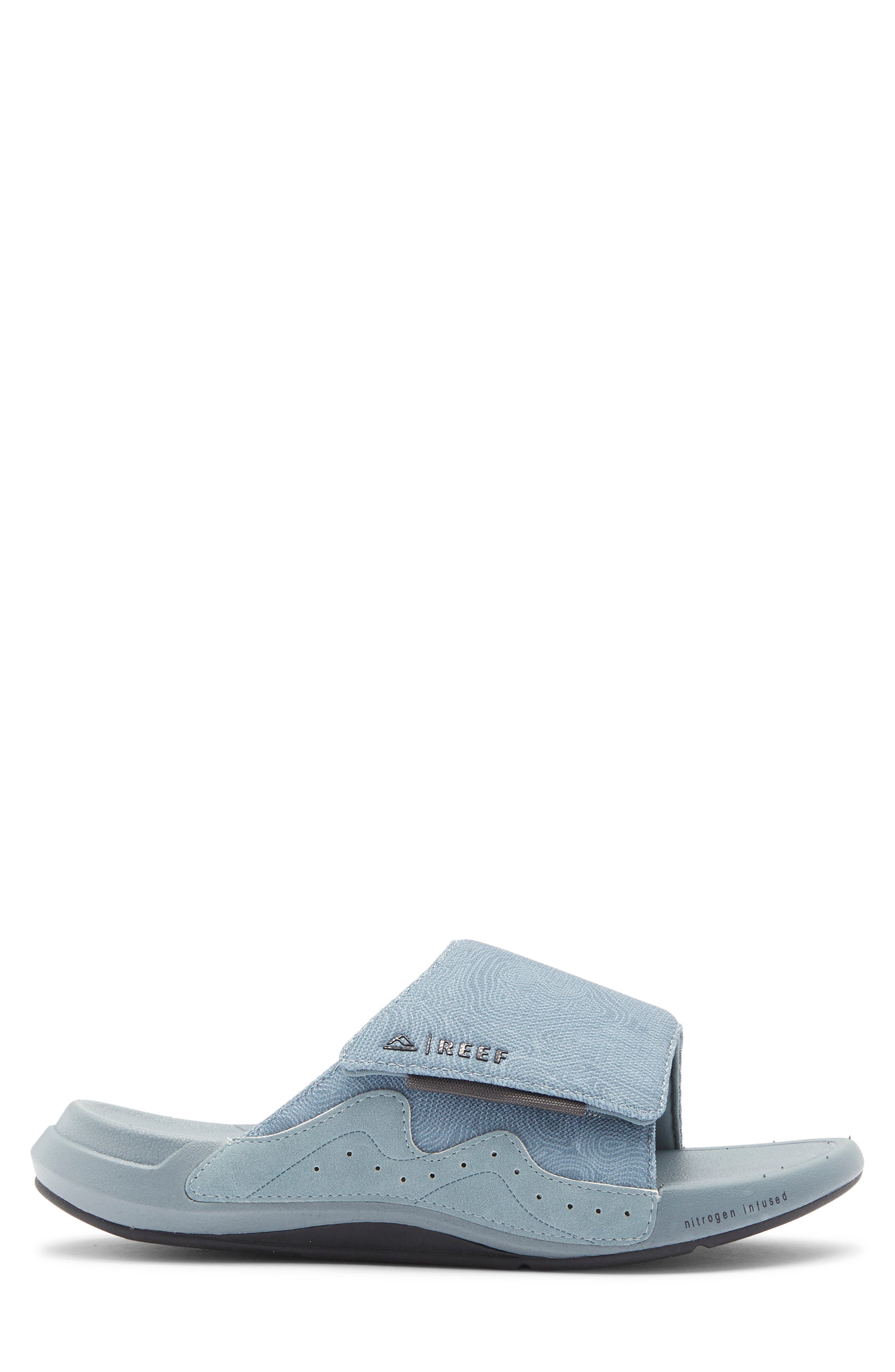 Reef Swell Cruiser Slide Sandal, Alternate, color, Grey Topo