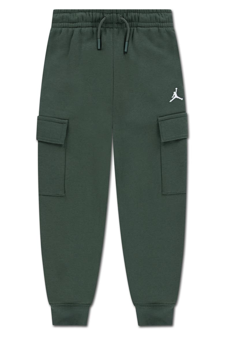 MJ Brooklyn Fleece Cargo Sweatpants, Main, color, MIDNIGHT GREEN