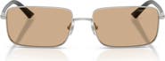 Jimmy Choo 55mm Rectangular Sunglasses