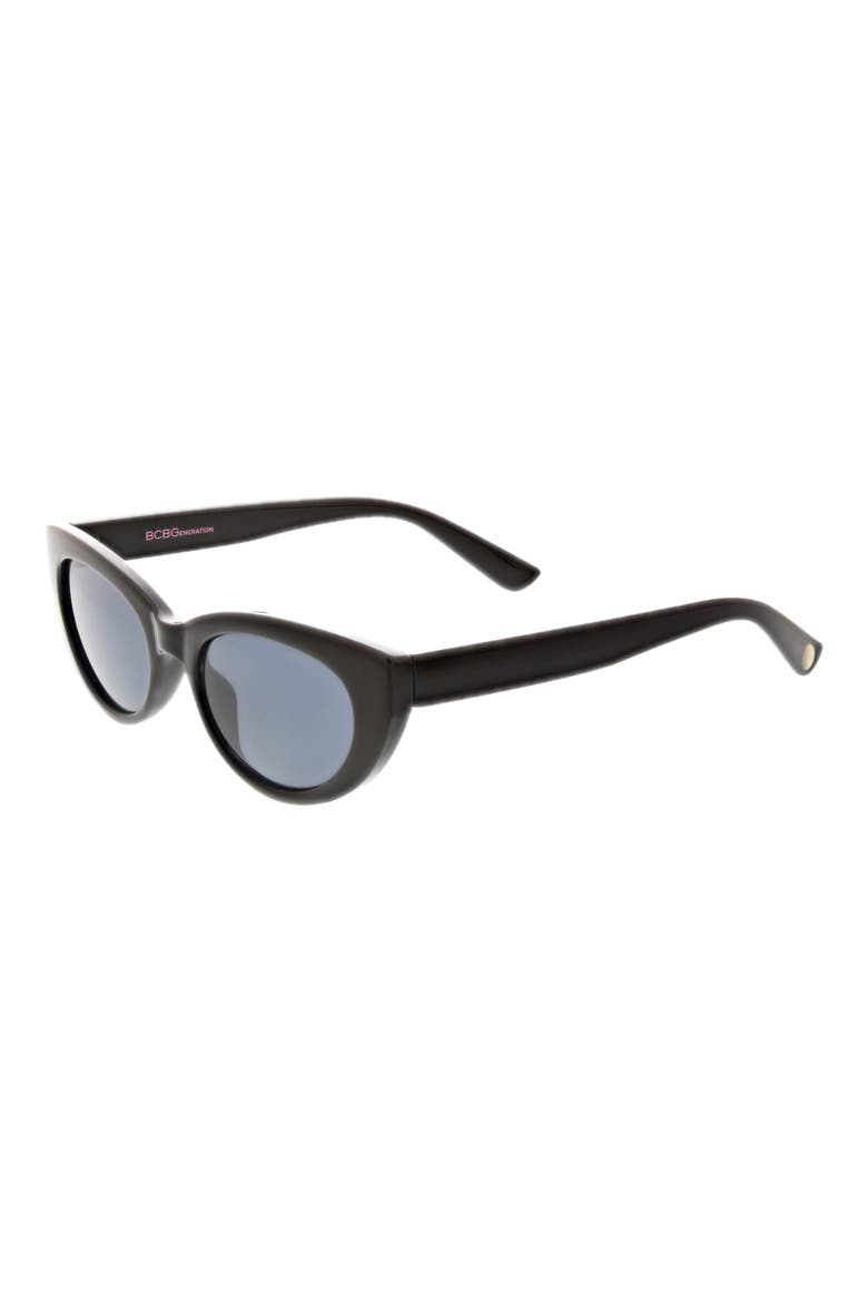 54mm Cat Eye Sunglasses, Alternate, color, BLACK