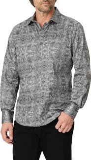 Robert Graham Eastlake Long Sleeve Stretch Cotton Shirt