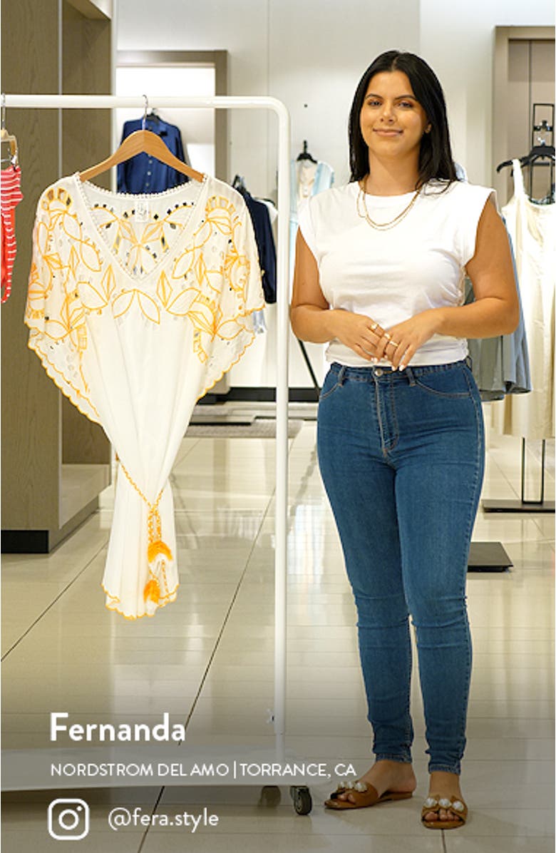 Lahaina Belted Cover-Up Tunic Dress, sales video thumbnail