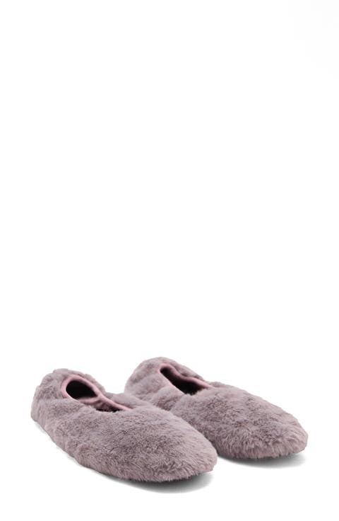 Faux Fur Slipper (Women)