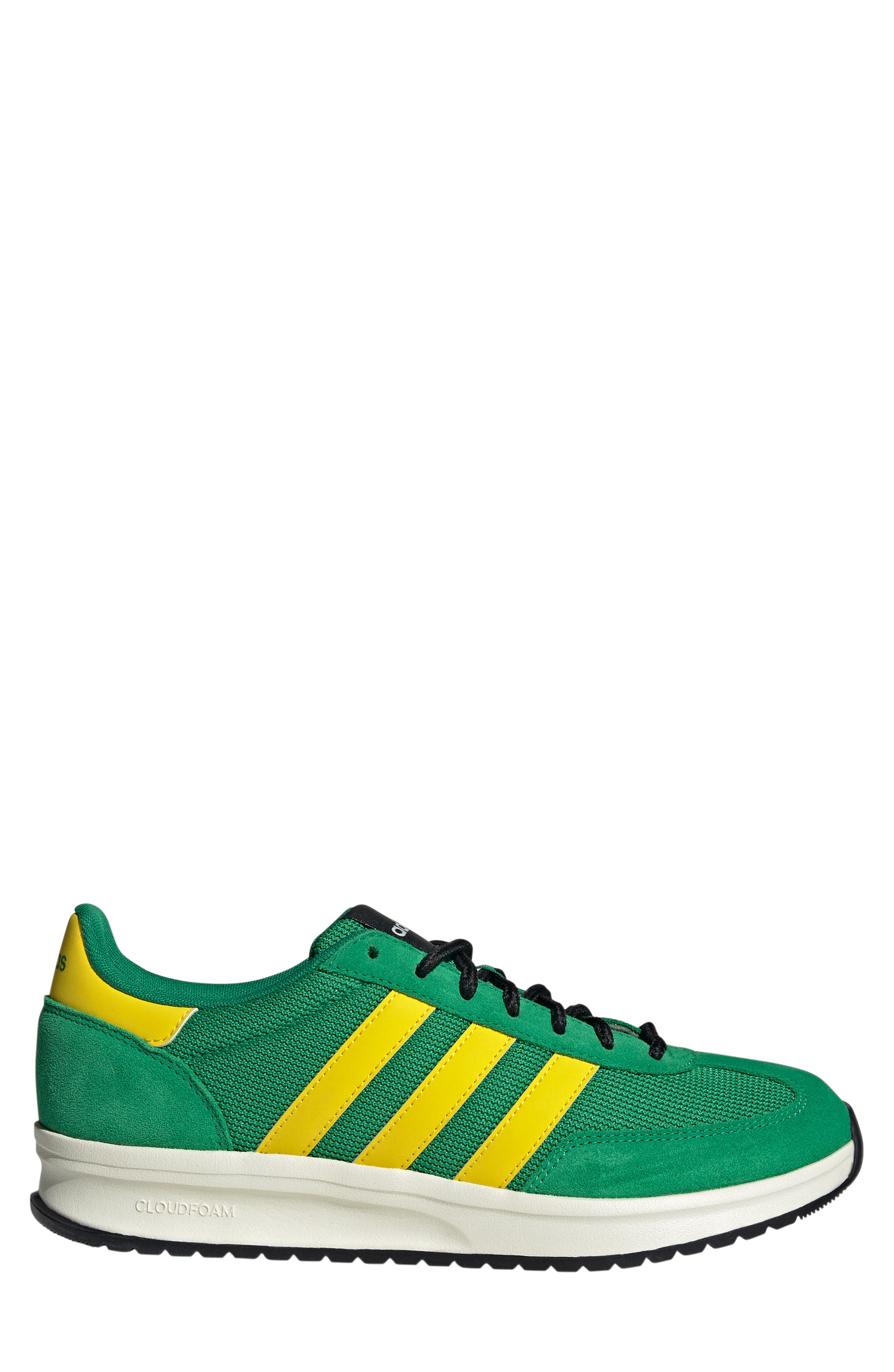Run 72 Sneaker, Alternate, color, GREEN/ YELLOW/ OFF WHITE