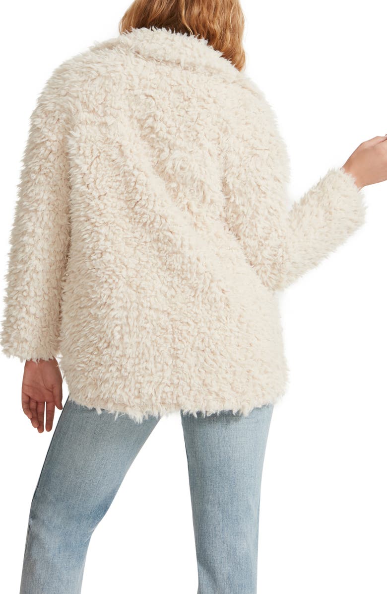 BB Dakota by Steve Madden BB Dakota What's the Fuzz About Coat, Alternate, color,