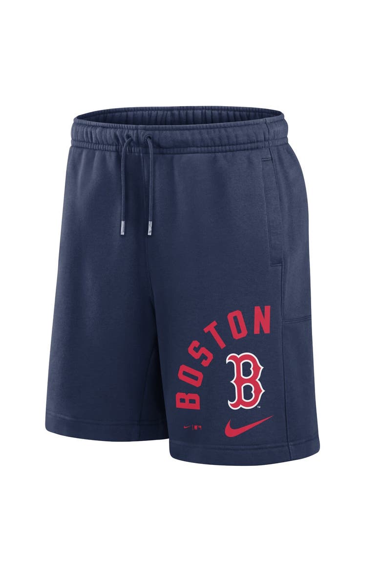 Men's Nike Navy Boston Red Sox Arched Kicker Shorts, Alternate, color, Navy
