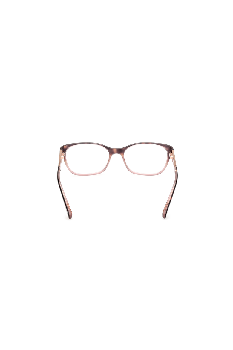Glitter Temple Rectangular Eyeglasses, Alternate, color, Havana