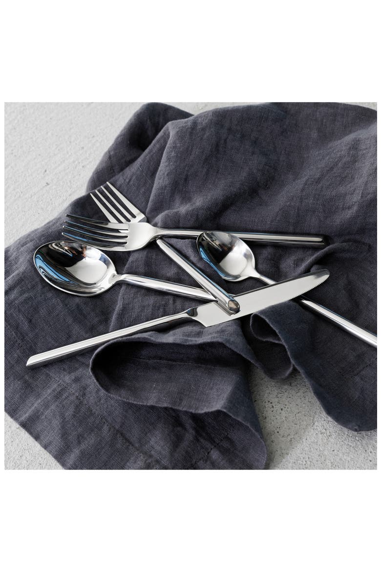 Capri 5-Piece Place Setting, Alternate, color, SILVER