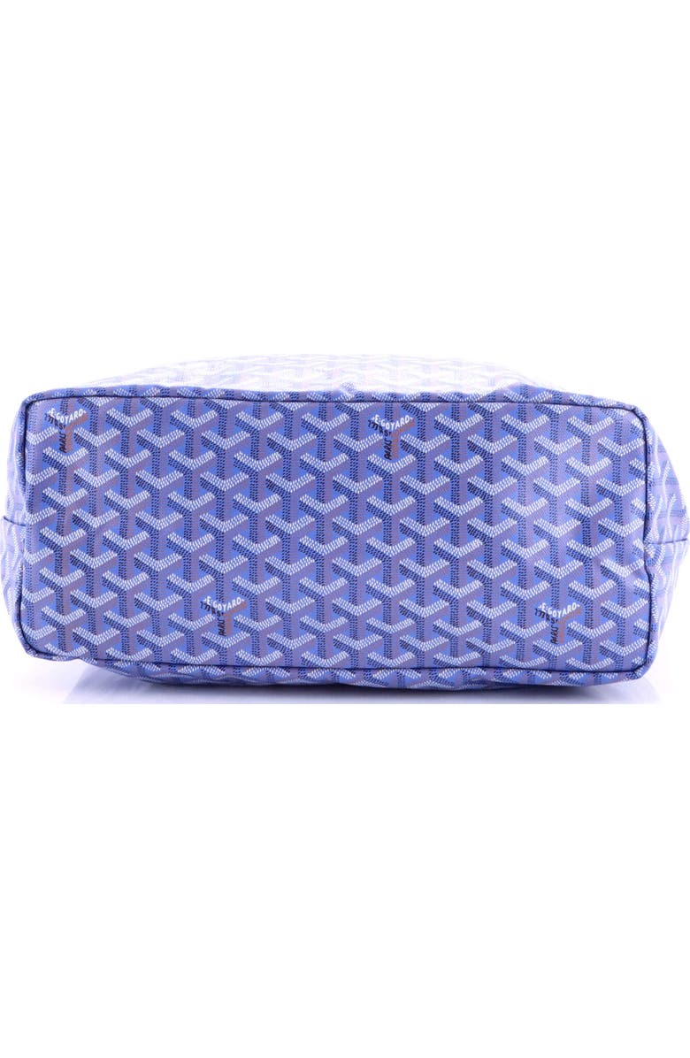 Pre-Owned Goyard Saint Louis Reversible Tote Coated Canvas and Printed Canvas PM, Alternate, color, Blue