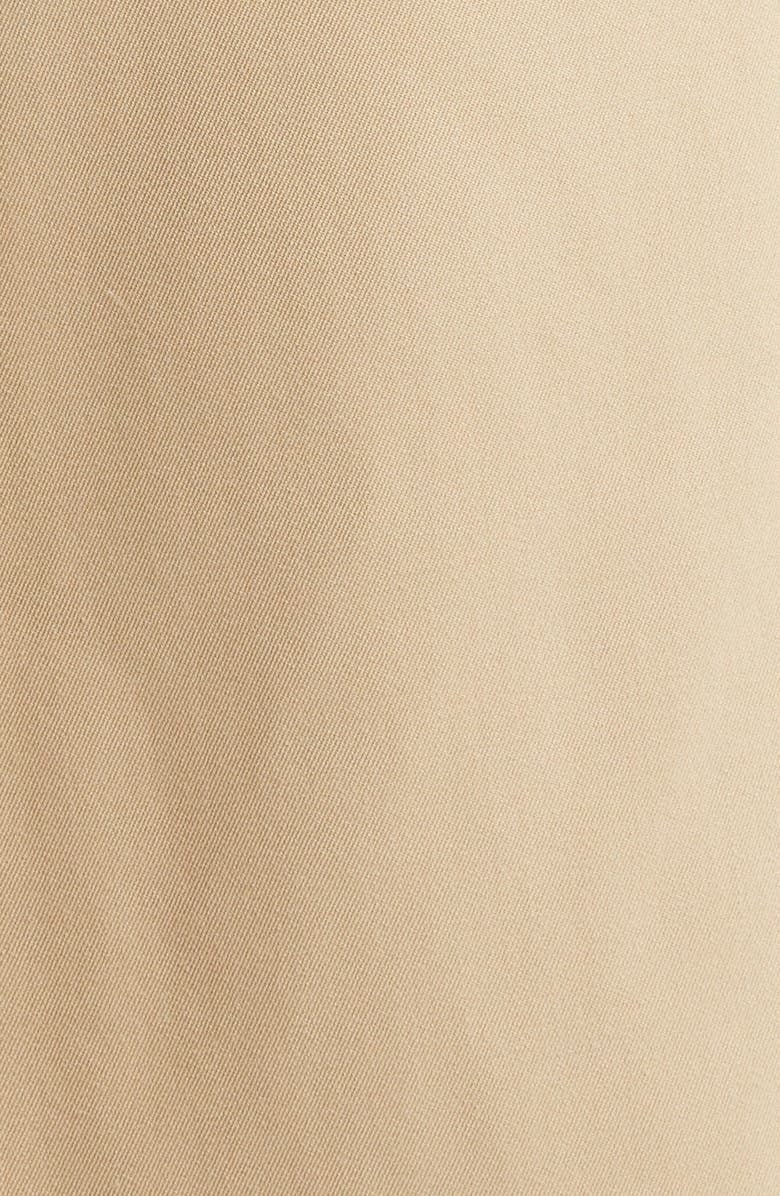 Chloé Eyelet Sleeve Virgin Wool Gabardine Trench Coat, Alternate, color,