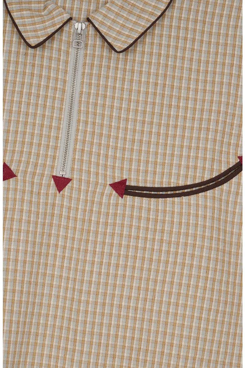 Check Western Shirt, Alternate, color, TAUPE