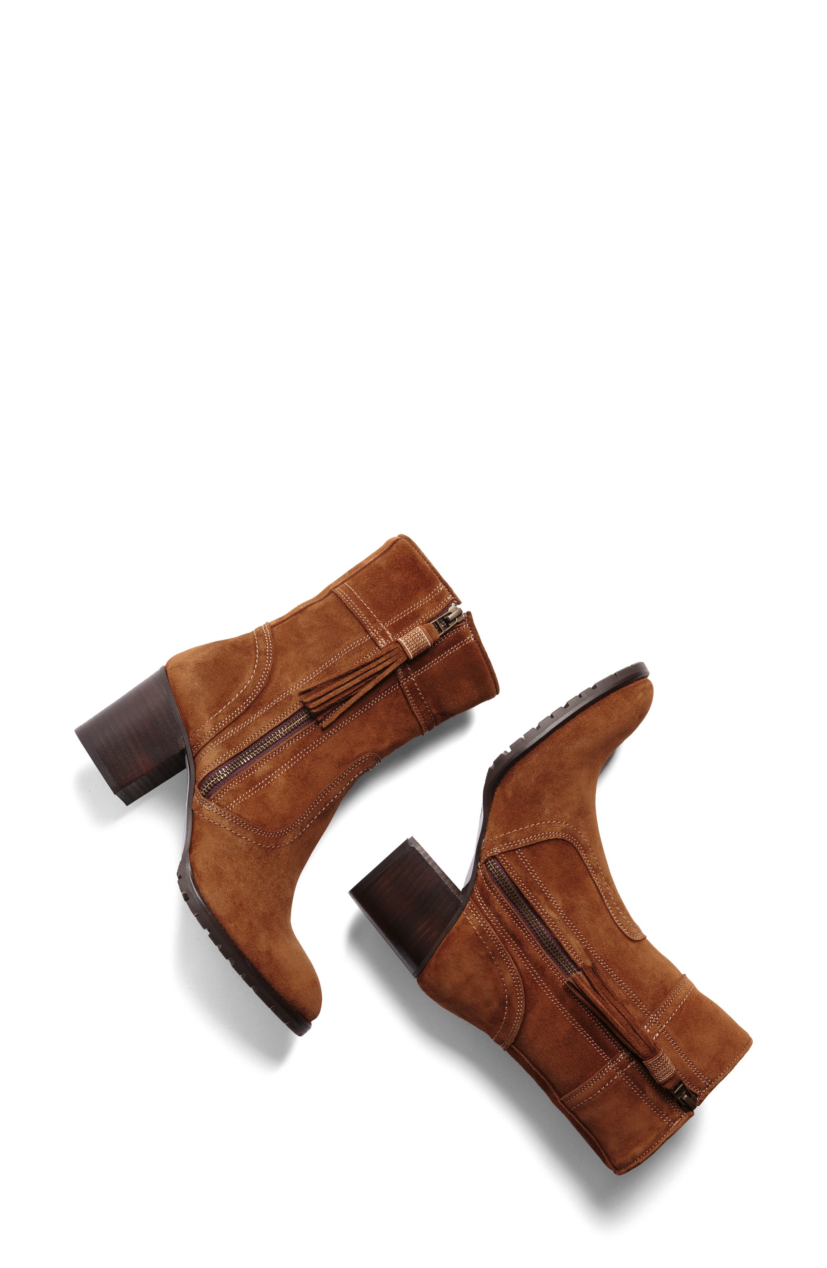 Penelope Chilvers Fina Tassel Bootie, Alternate, color, Peat