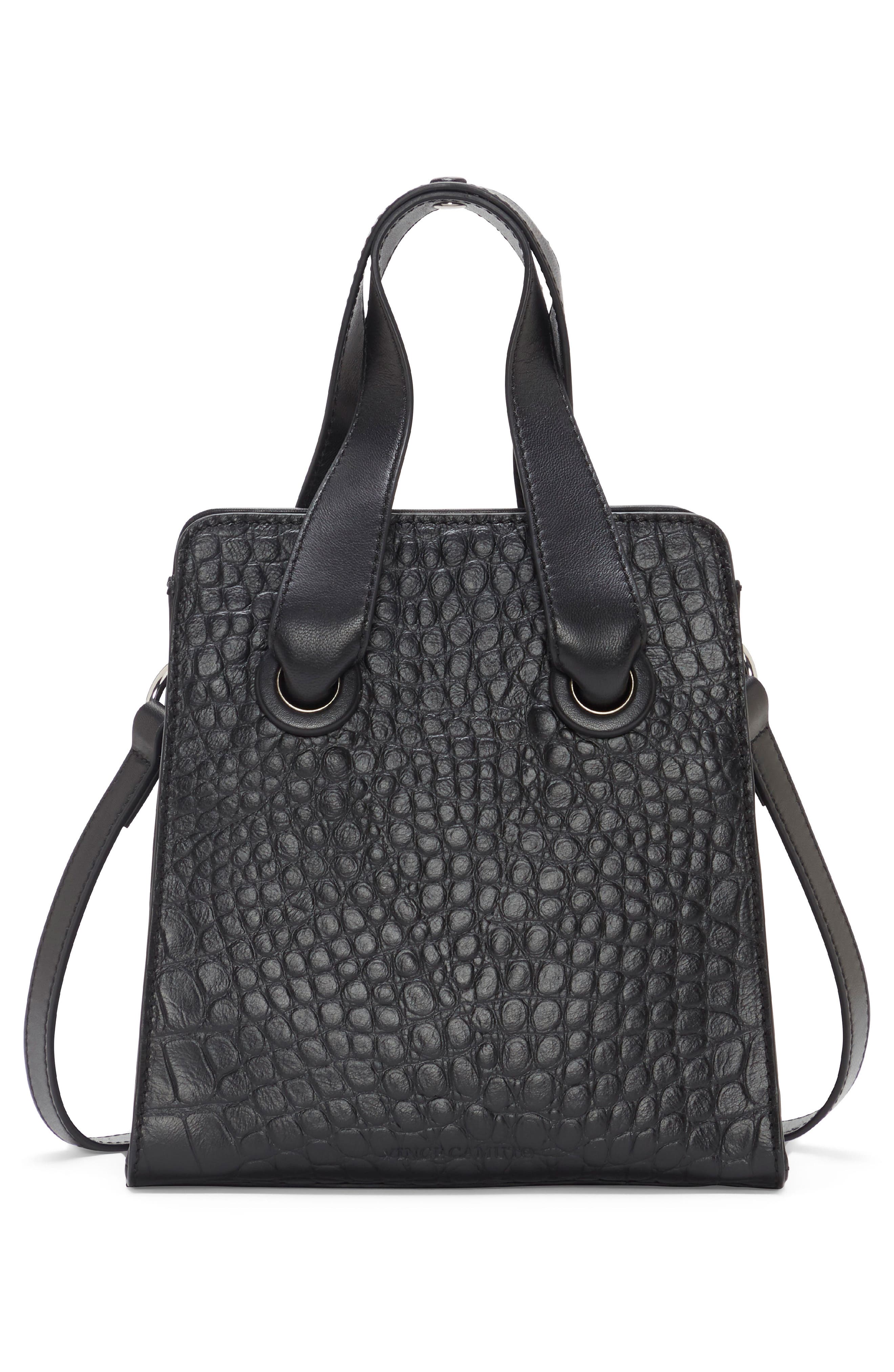 Vince Camuto Small Suni Leather Satchel, Alternate, color, 