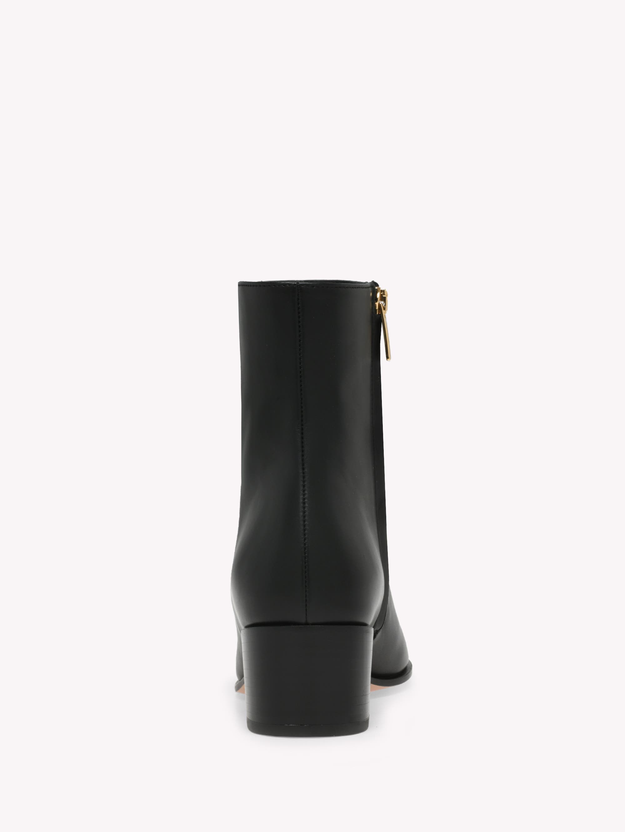 Gianvito Rossi Spencer Bootie, Alternate, color, Black Calf
